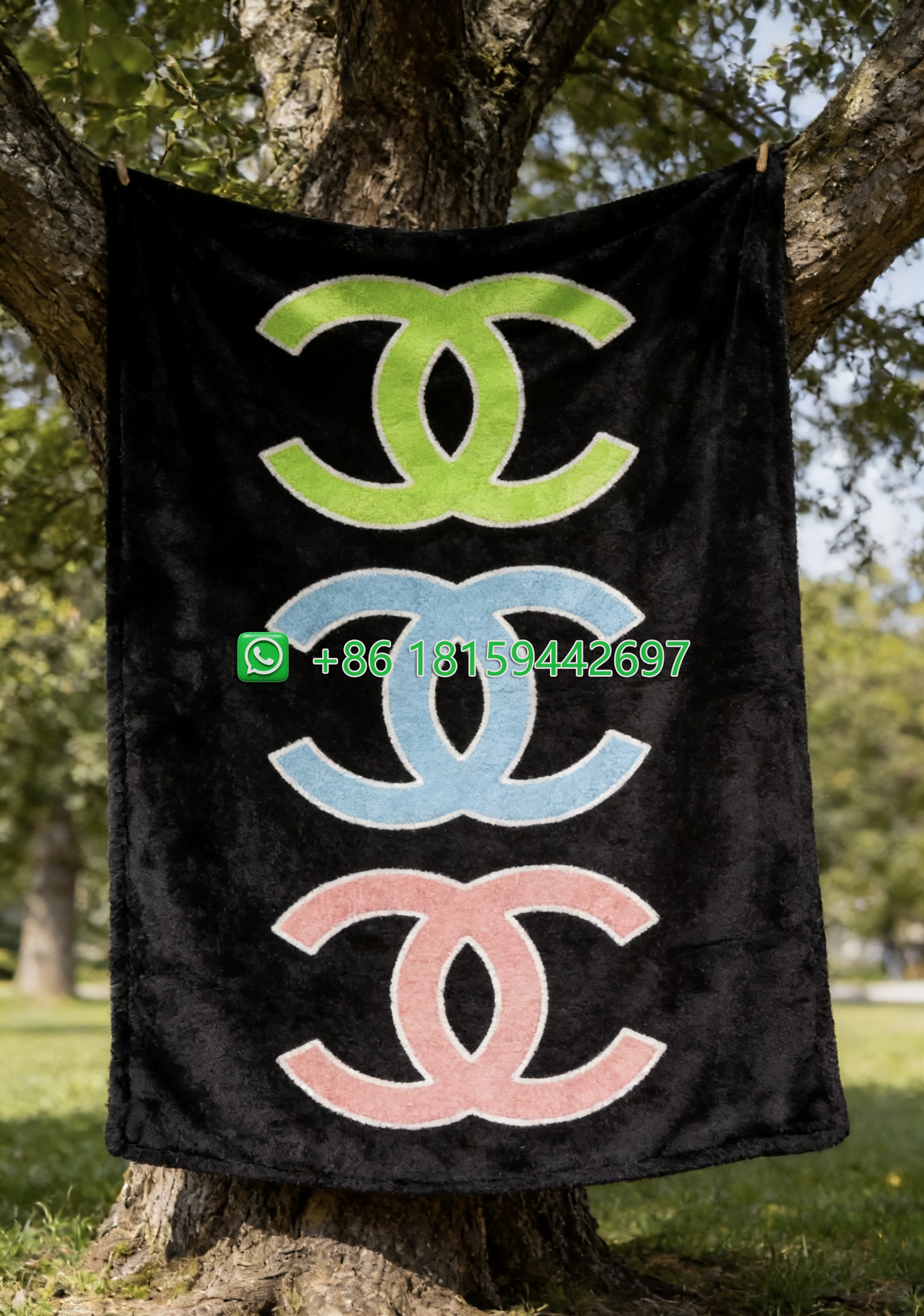 Chanel Throw Blankets